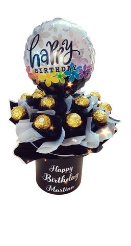 Personalized Birthday Chocolate Hat Box