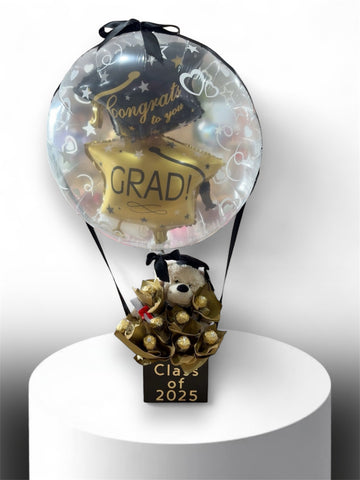 Graduation Hot Air Chocolate Bouquet
