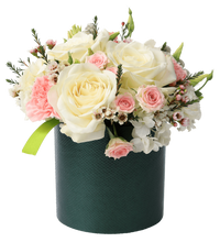 Floral Hat Box Arrangement
