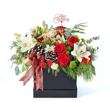 Christmas Florist Choice Hat Box